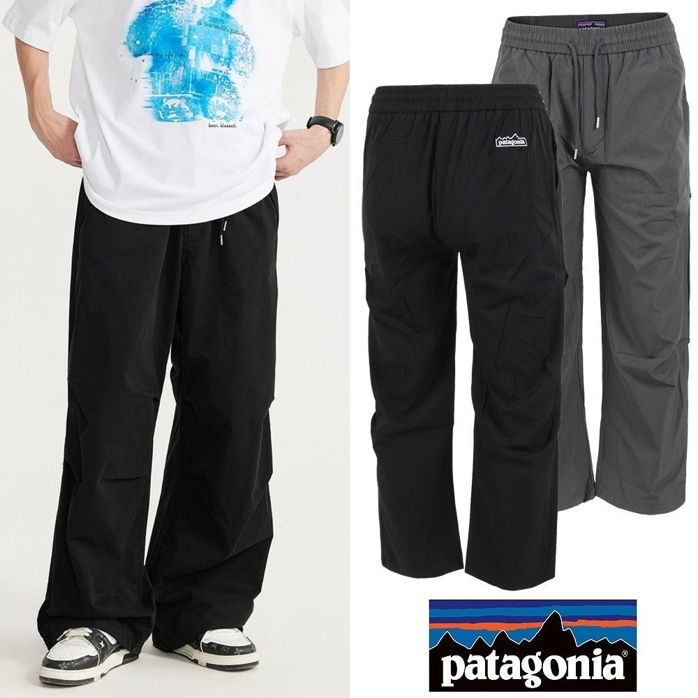 💕 파**** 자수로고패치 파라슈트 우븐 팬츠