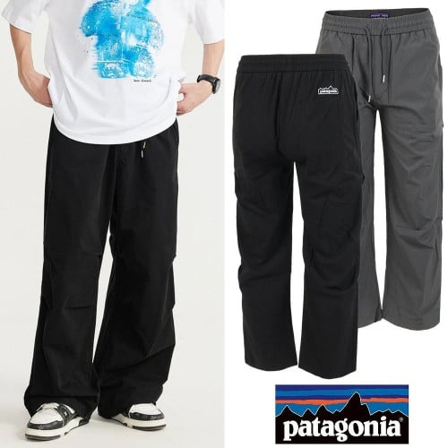 💕 파**** 자수로고패치 파라슈트 우븐 팬츠