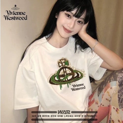 💕 비** 웨스트우드 빈티지 라인 디자인 반팔 티셔츠