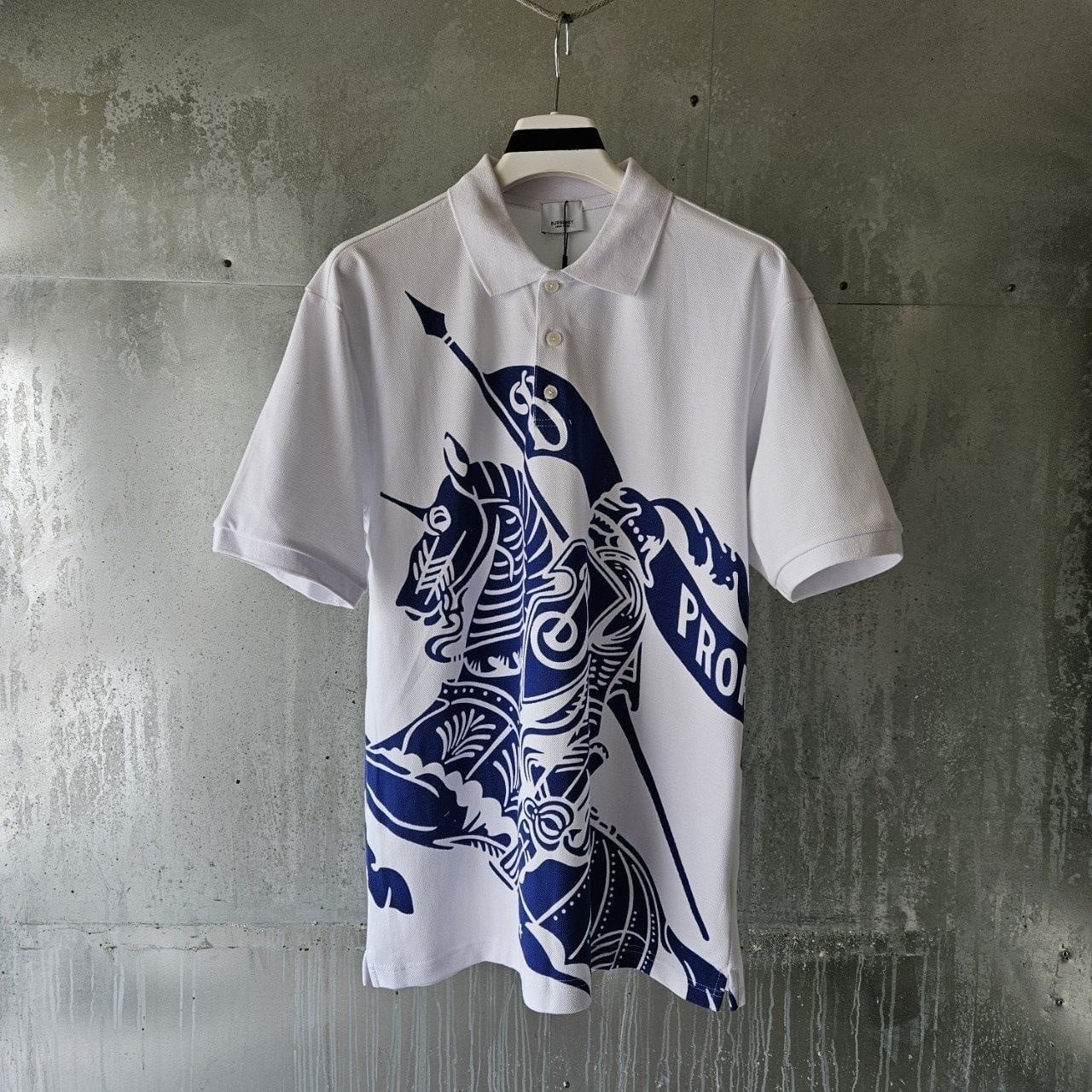 💕 버** 빅기사 로고 오버 폴로셔츠