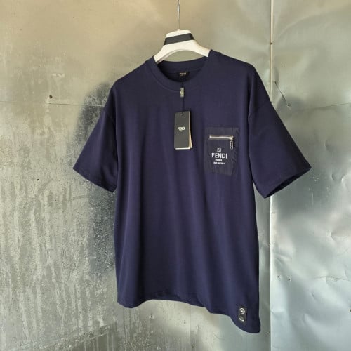 💕 펜* 로고 지퍼 포켓 티셔츠