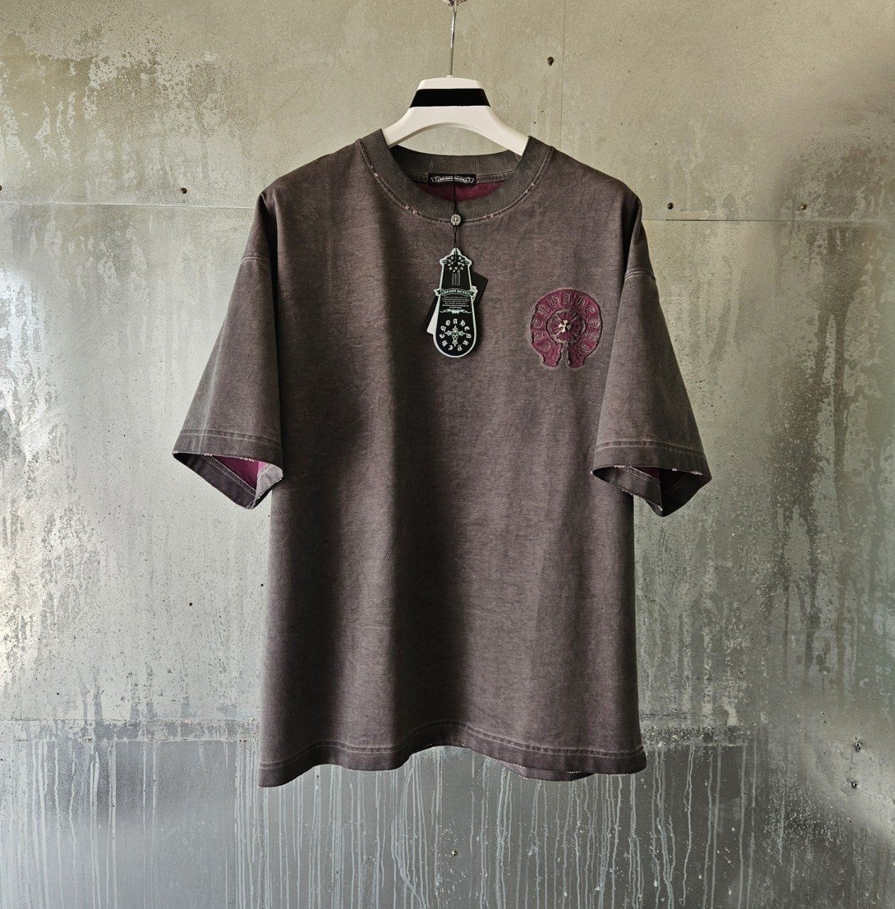 💕 크* 피그먼트 빈티지워성 티셔츠