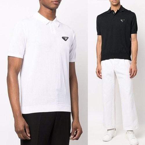 💕 프** 플레이트 카라 니트반팔