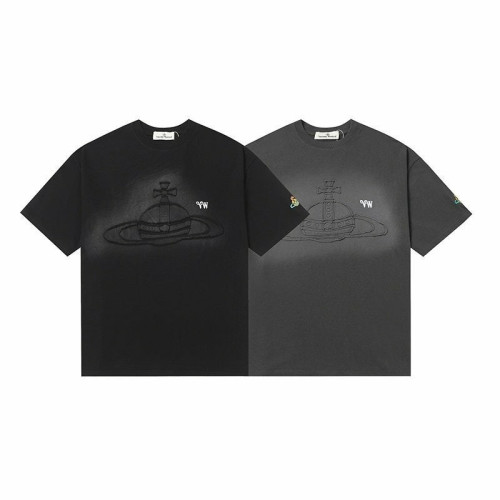 💕 비** 웨스트우드 워싱 자수로고 티셔츠