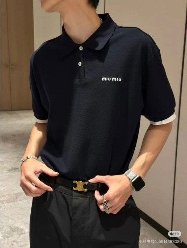 💕 미*** 25 자수로고 레이어드 폴로 반팔셔츠 - 수입