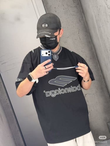 💕 발**** 3B 풋볼 브이넥 티셔츠