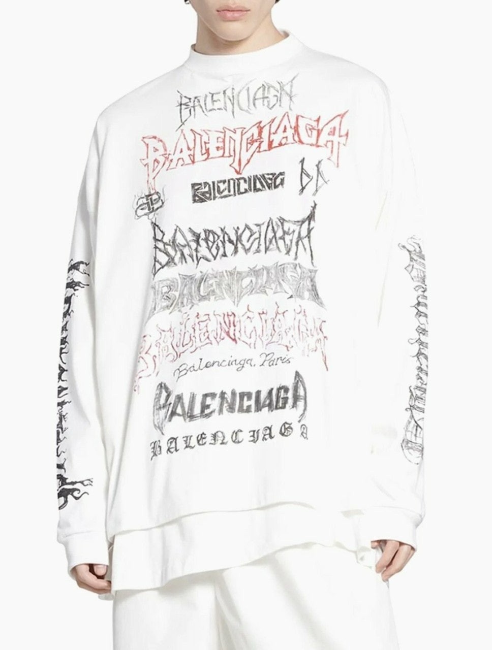 💕 발**** 멀티그래피티 티셔츠