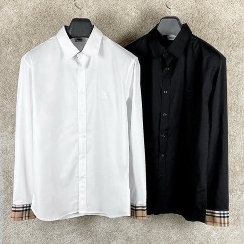 💕 버** TB 모노그램 체크 포인트 셔츠