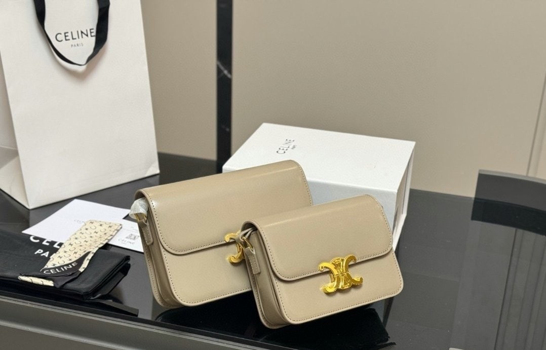 💕 셀** 트리오페 숄더（베이지）