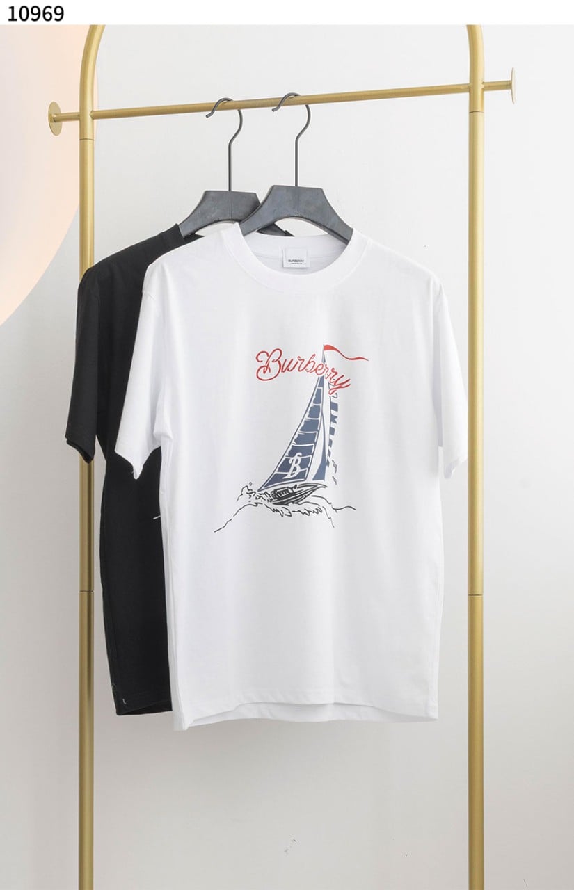 #버버리 [BURBERRY] Burberry Sailboat-print Cotton T-shirt 신상입고💢 #상의 #티셔츠 #10969