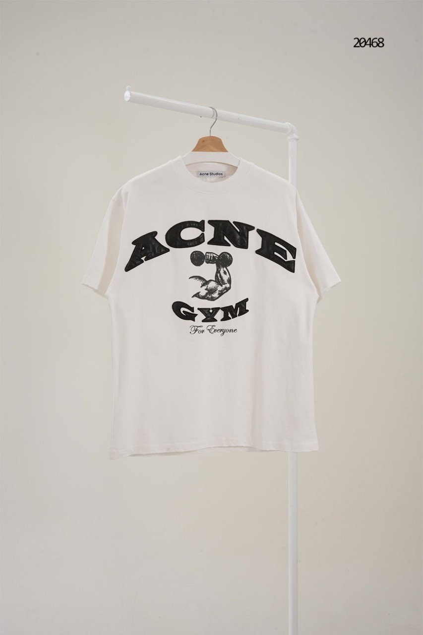 🔆 [Acne Studios] 아크네 스튜디오 아치 로고 패치 그래픽 반팔 티셔츠 🔆