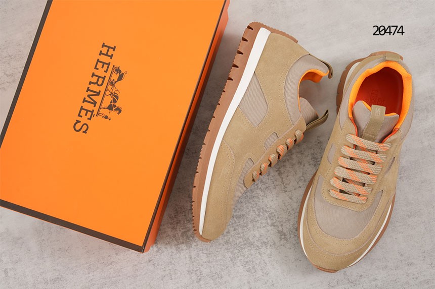 🔆 [HERMES] 에르메스 스웨이드 러너 스니커즈 브라운🔆