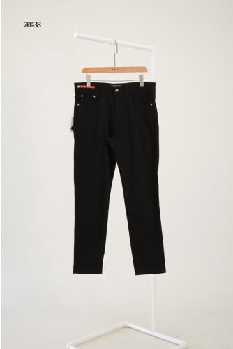 🔆 [PRADA] 프라다 시그니처 레드탭 트라이앵글 메탈 로고 레귤러핏 팬츠 🔆