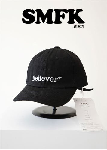 🍀 [SMFK] 블랙 BELIEVER 빌리버 베이스 볼캡 🍀