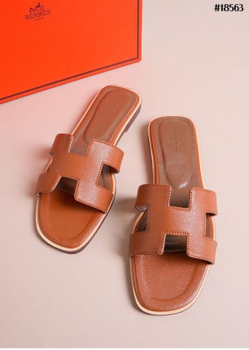 🔆 [HERMES] 에르메스 Oran 오란 샌들 브라운 🔆
