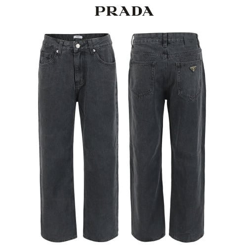 💕 프** 블랙 와이드 데님 팬츠