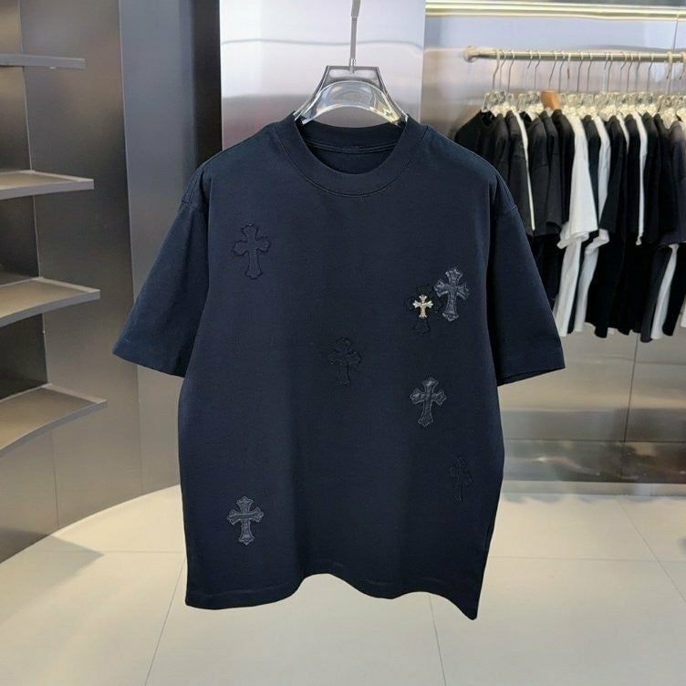 💕 크* 멀티 크로스 티셔츠