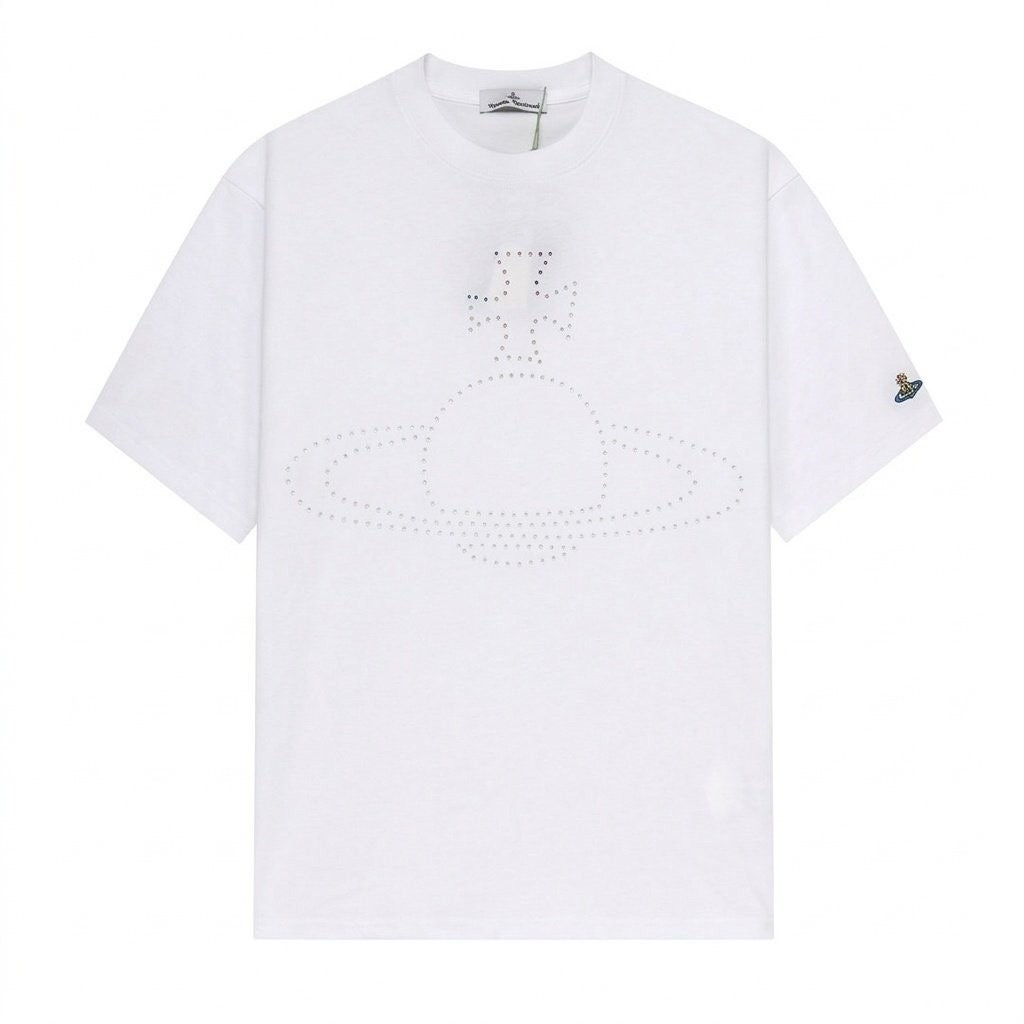 💕 비** 웨스트우드 펀칭 로고 티셔츠