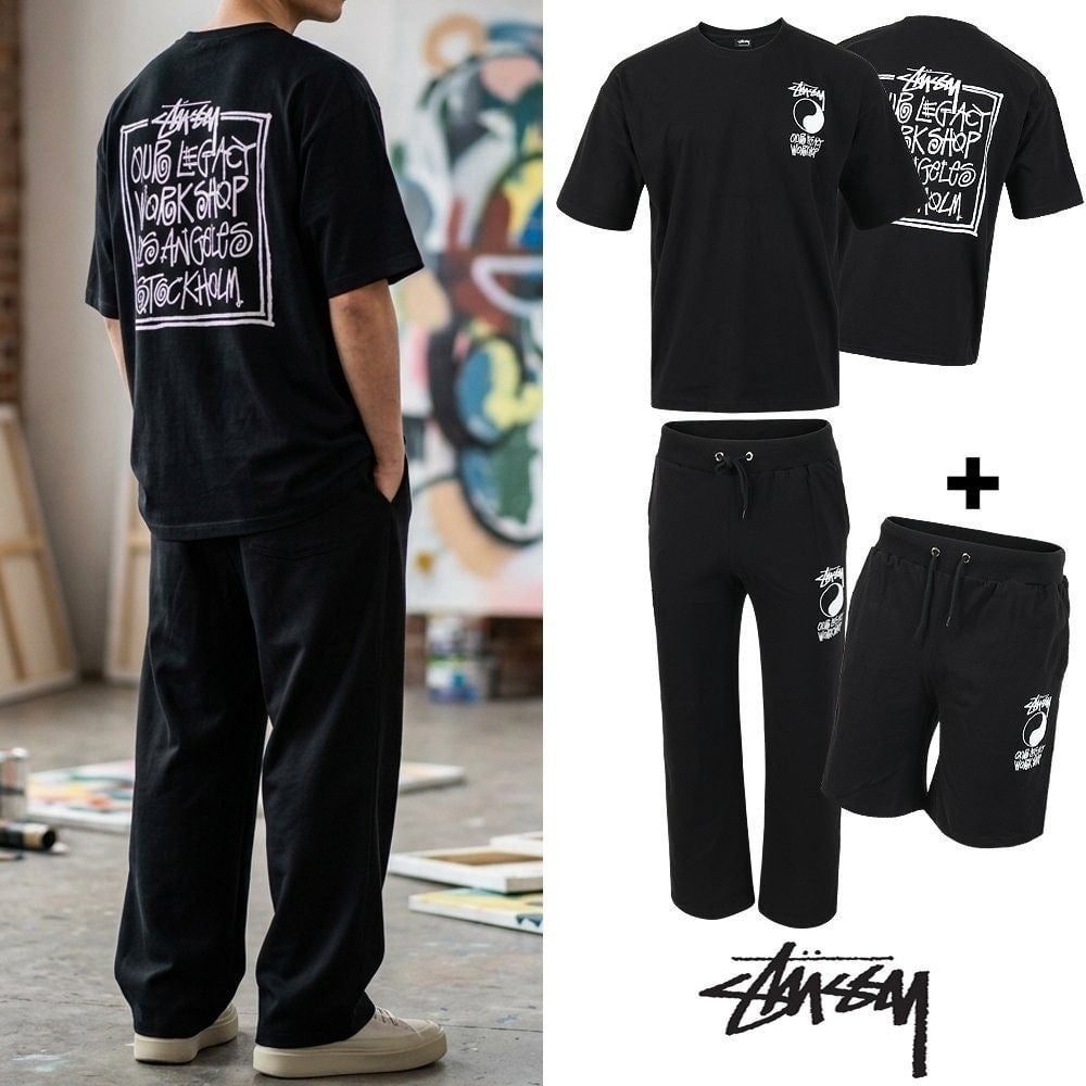 💕 스** × 아웨레가시 프레임 3p 오버핏 셋업