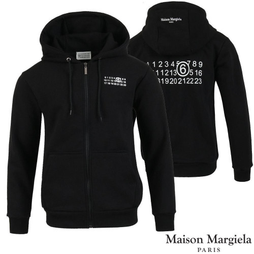 💕 메* 마르지엘라 넘버 로고 후드집업