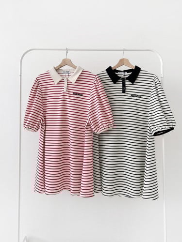 💕 미*** 스트라이프 원피스