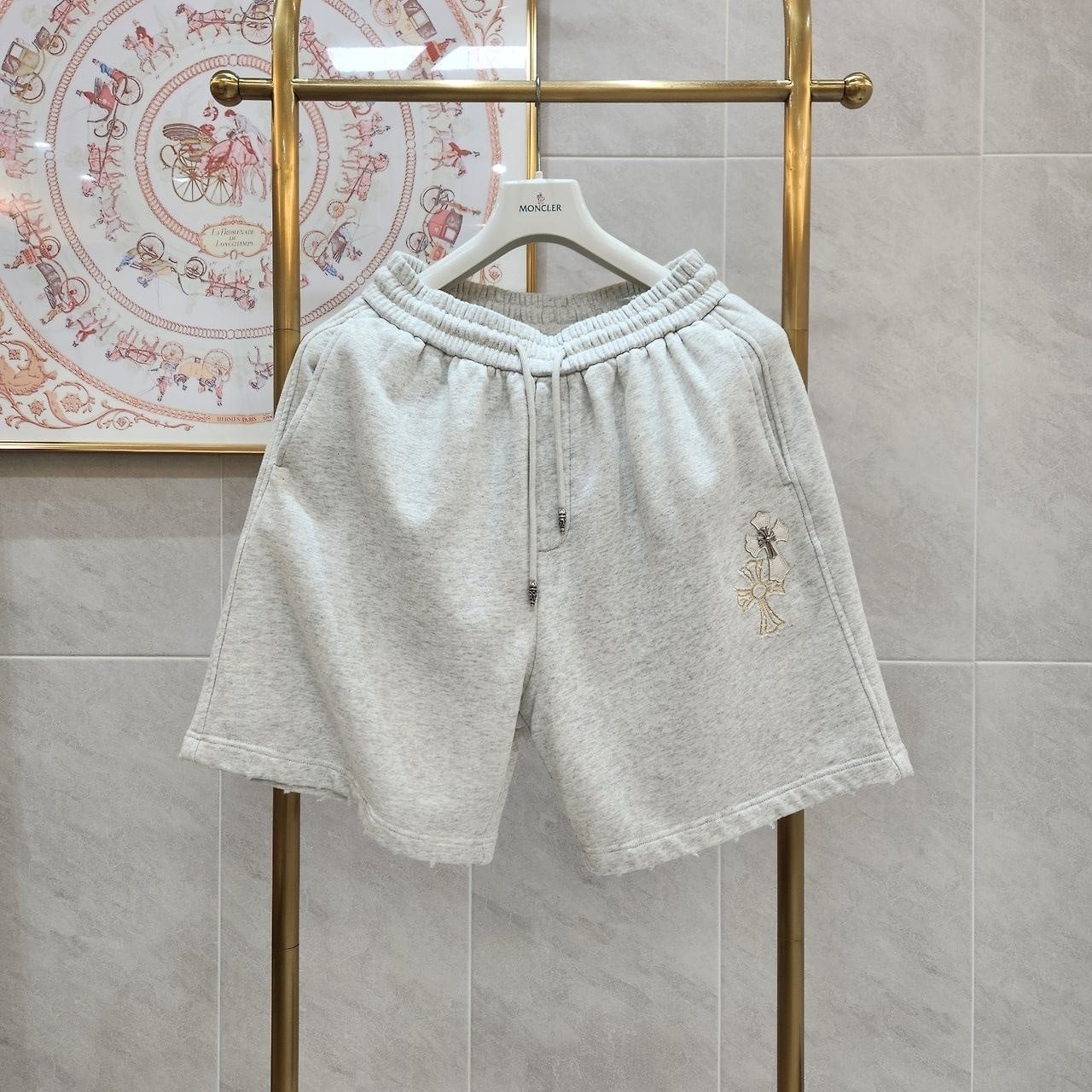 💕 크* 스틸 크로스 하프팬츠