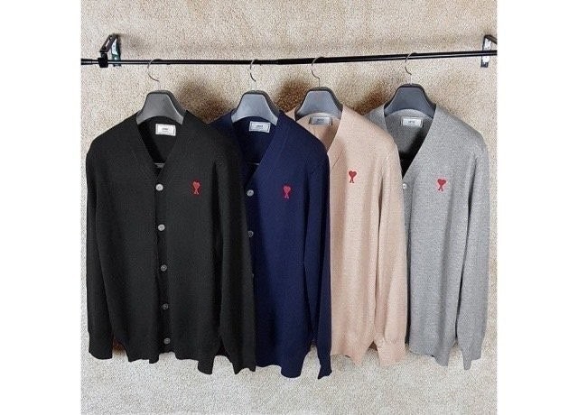 💕 아* 스몰하트 꾀흐 브이넥 가디건