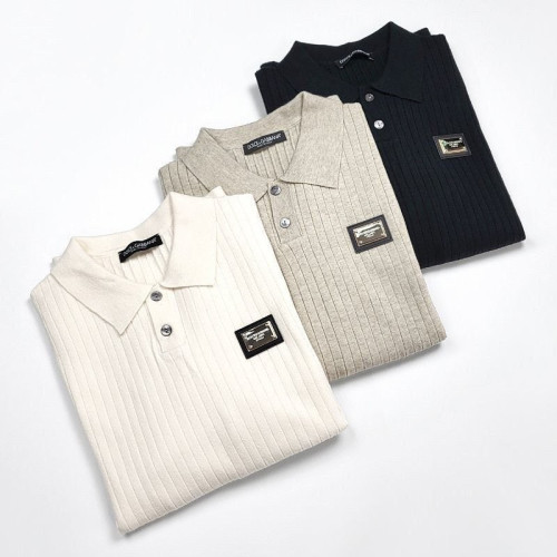 💕 돌* 투버튼 골지 카라 니트