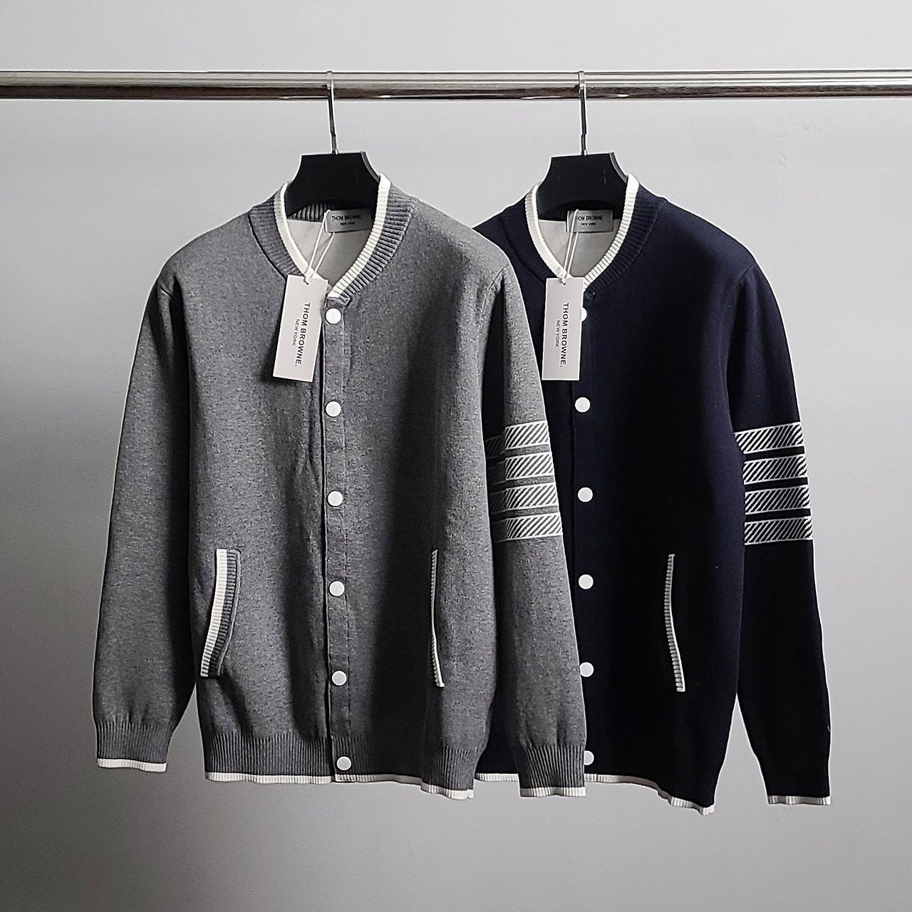 💕 톰* 닷 캐시미어 니트 자켓