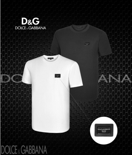 💕 돌* 와펜 라운드 반팔 티셔츠