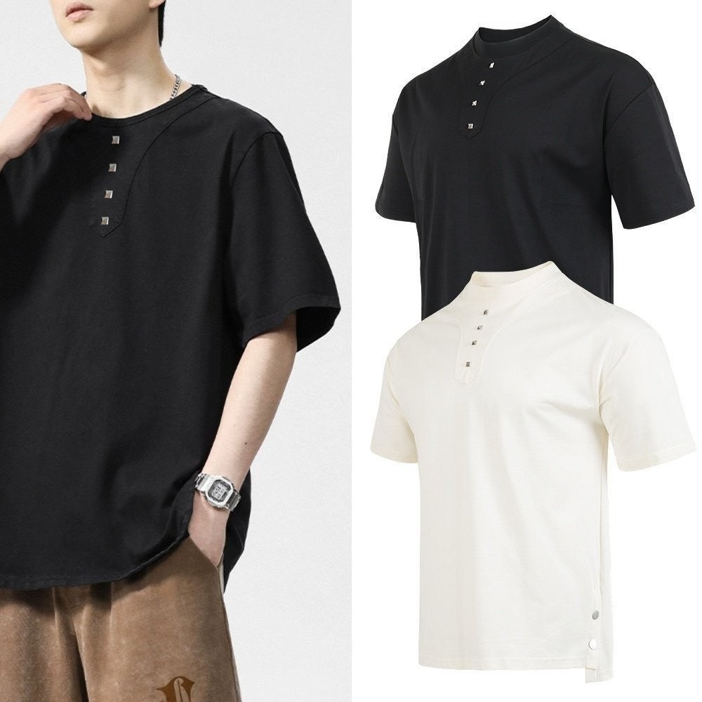 💕 발*** 센터 락스터드 실켓 라운드 티