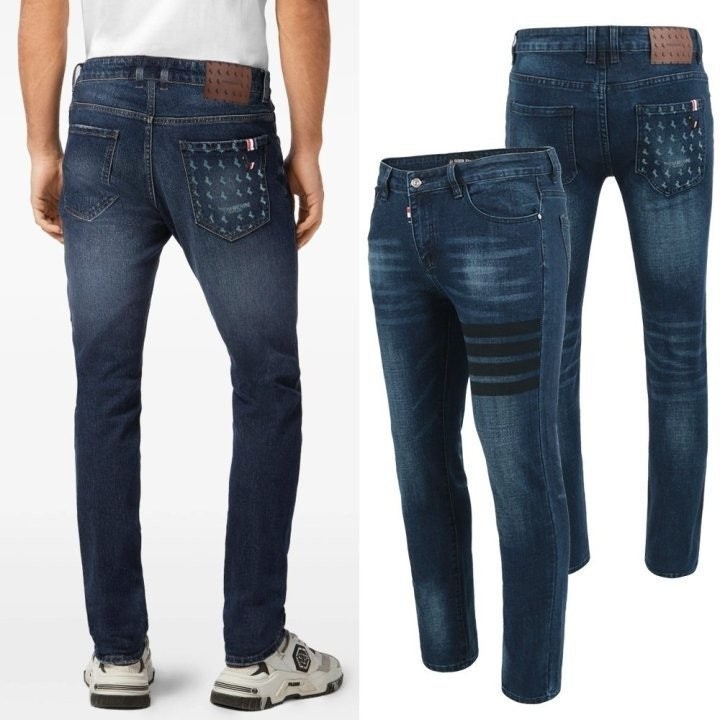 💕 톰* 도그 블랙사선 워싱 청바지