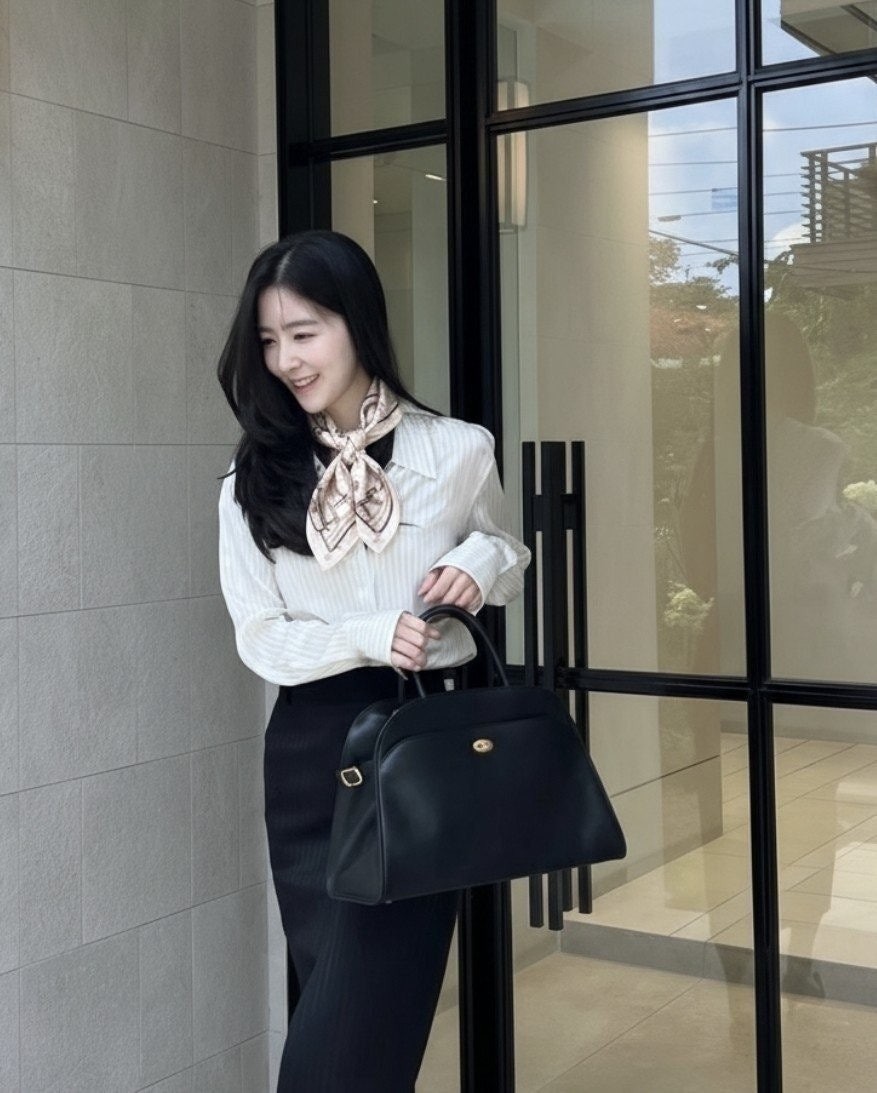 💕 루* 실크 모노그램 방도