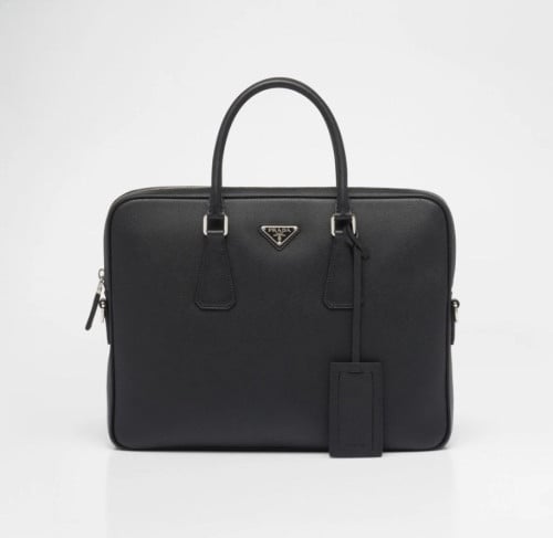 💕 프** 사피아노 레더 브리프케이스 서류가방 가죽 토트백 2VE368 블랙