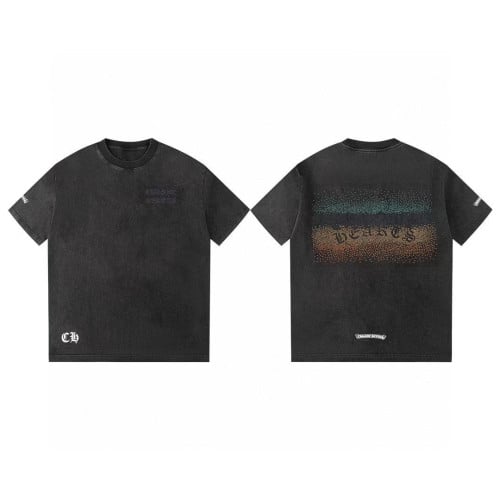 크*롬하츠 스타디움 비즈로고 워싱 티셔츠 입고~