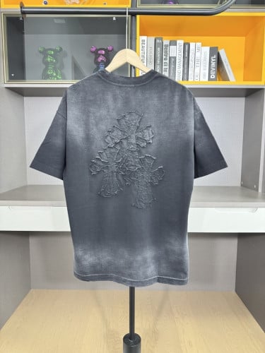 크*** 세메터리 덧댐 로고 반팔 티셔츠