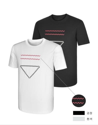 💕 프** 삼각 웨이브 라운드