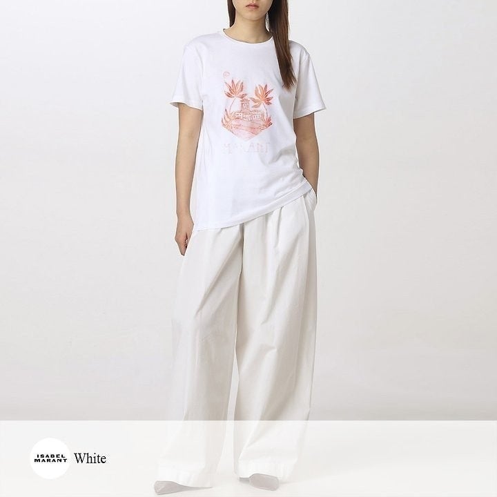 💕 이** 마랑 자페르 프린트 티셔츠