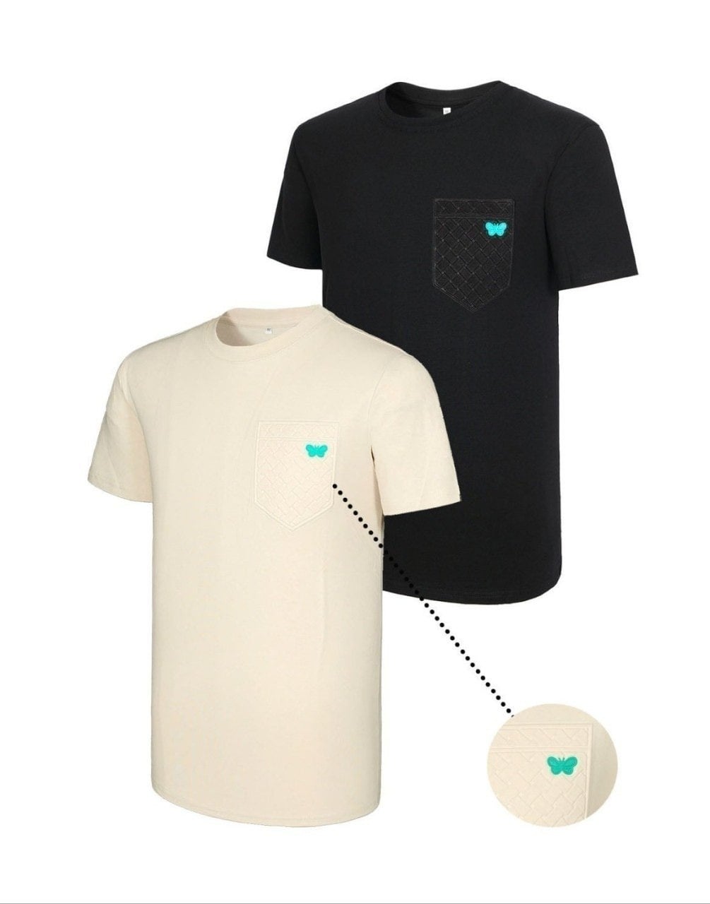 💕 구* 버터플라이 포켓 라운드