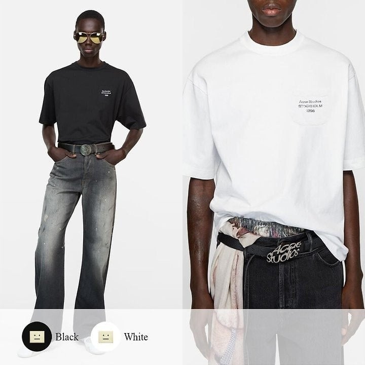 💕 아** 1996 로고 포켓 티셔츠