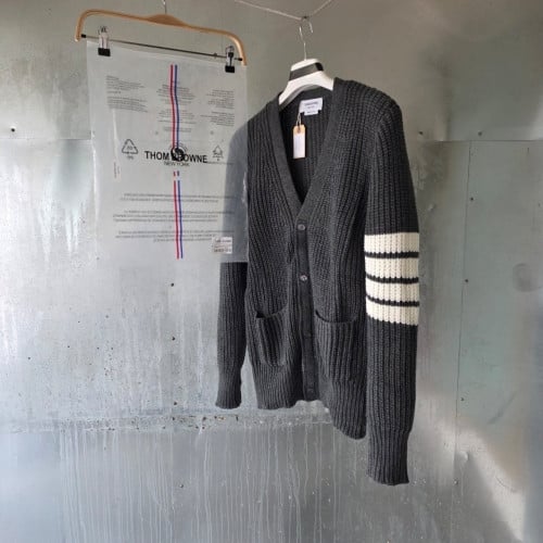 💕 톰* 사선 스트라이프 브이넥 가디건