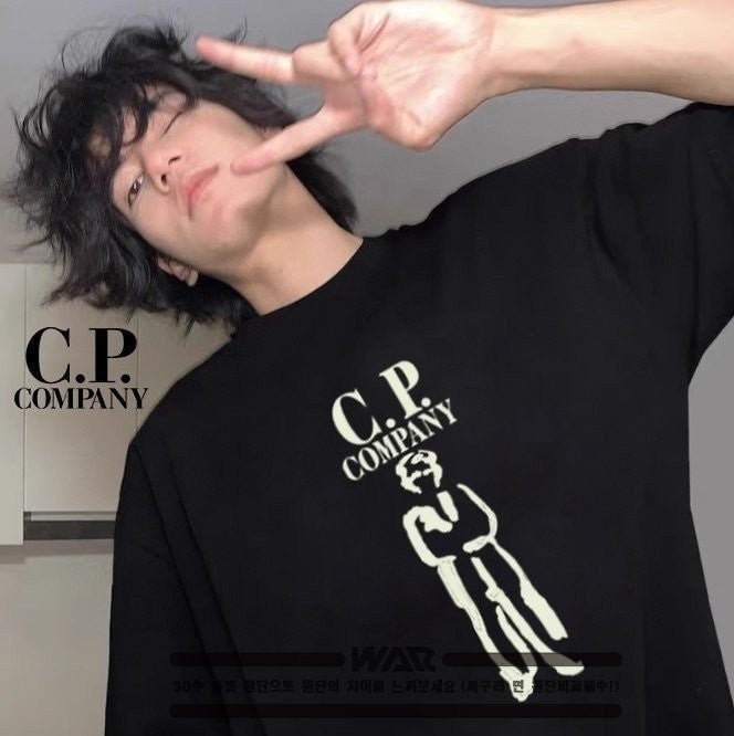 💕 C* 컴퍼니 피플 디자인 로고 디자인 반팔 티셔츠