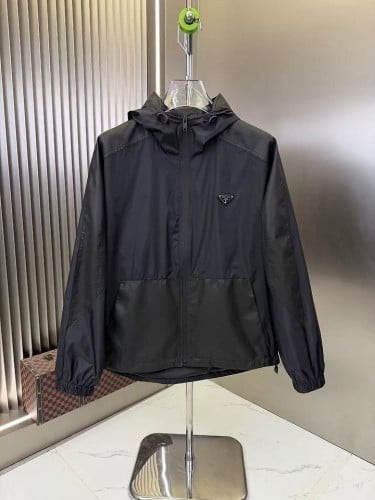 💕 프** 페이크레더 믹스 후드자켓