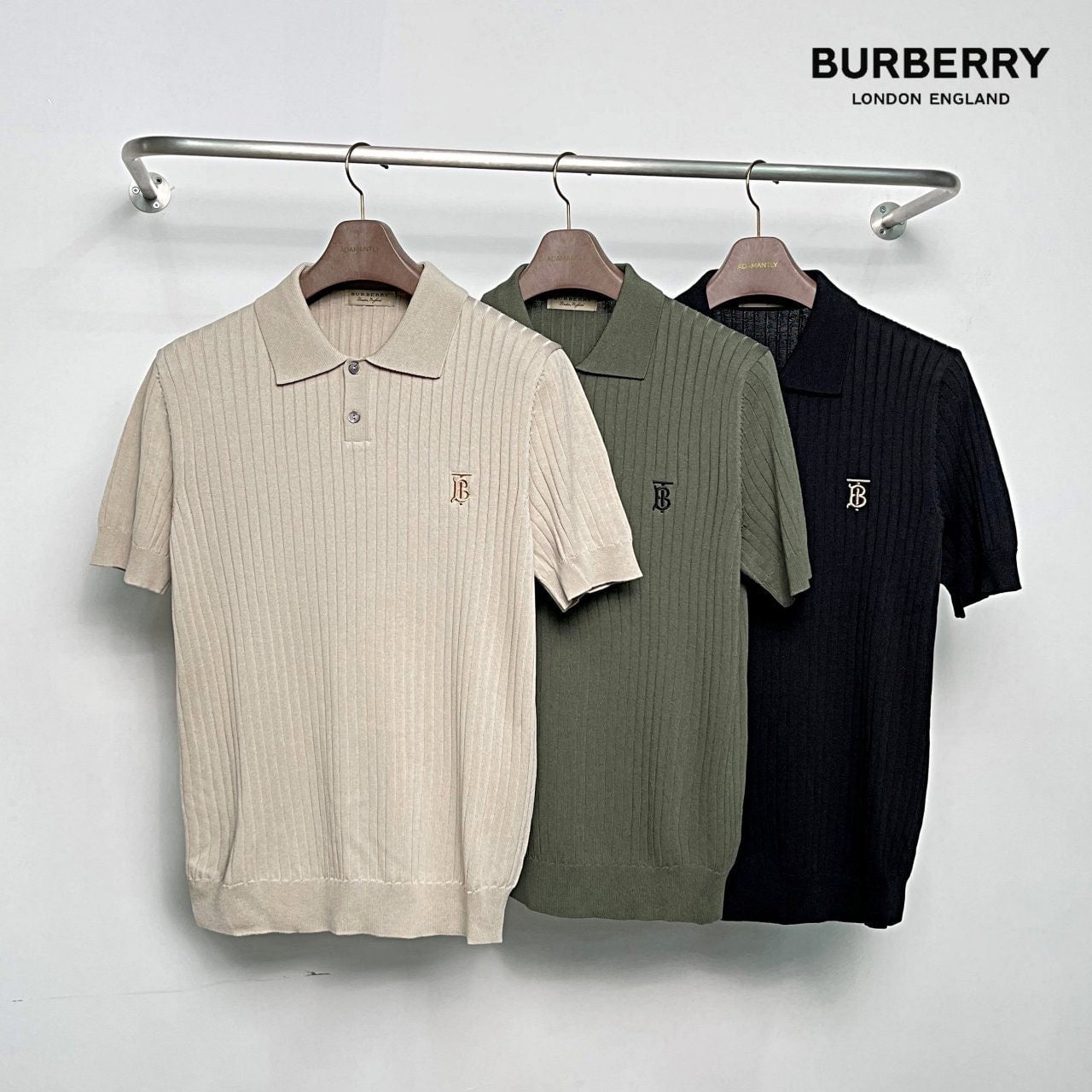 💕 보** 자수로고 골지 카라니트