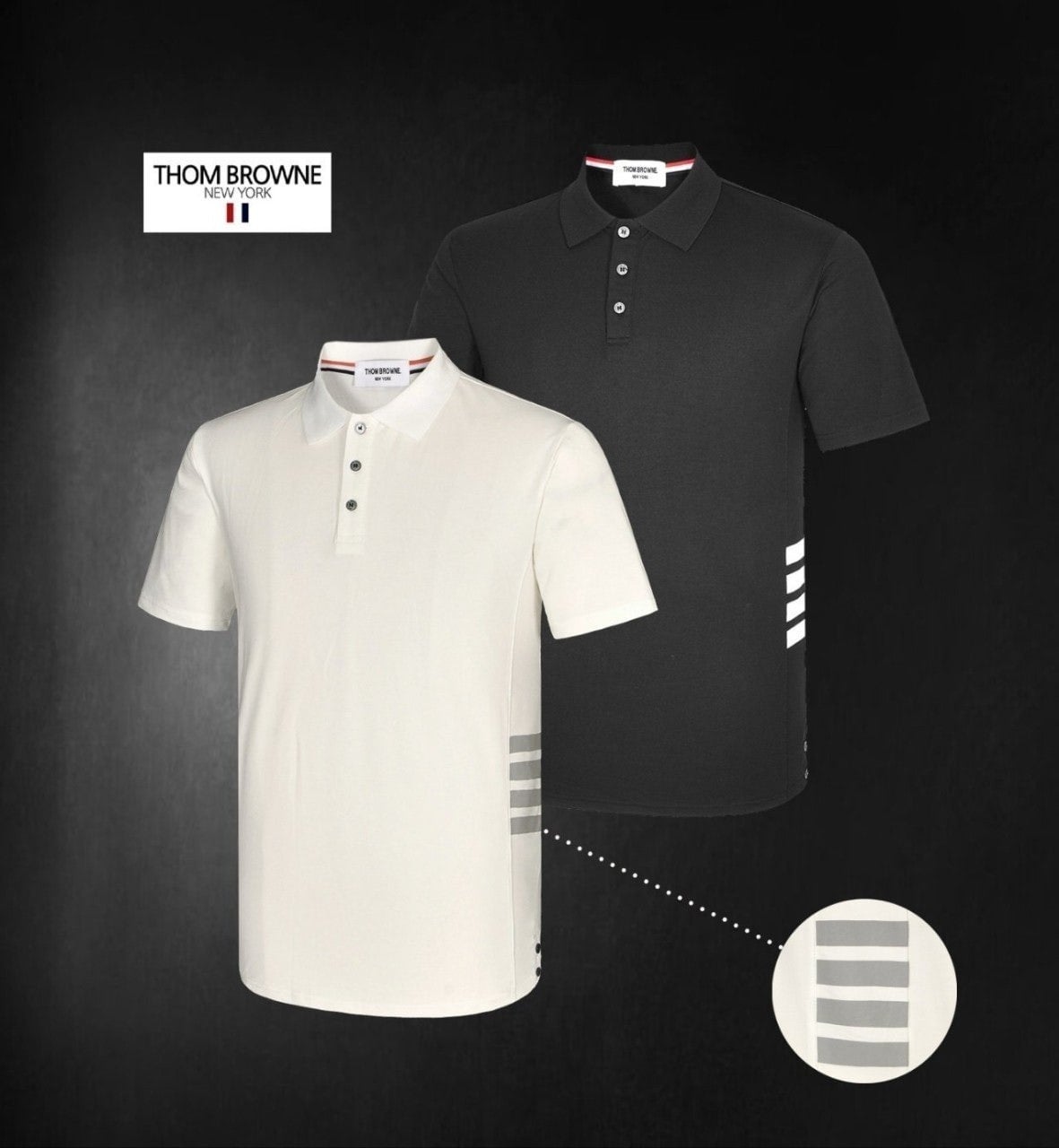 💕 톰* 사이드 사선 카라