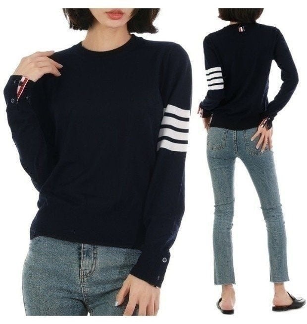 4BAR 사선완장 캐시미어 울니트 TM-4050