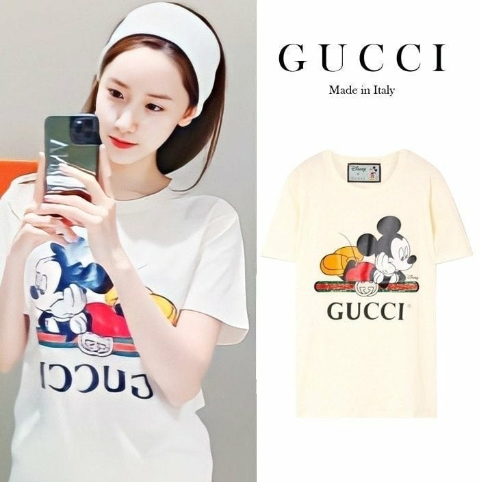 디즈니 미키마우스 콜라보 윤아 커플 반팔티셔츠 GU-1622
