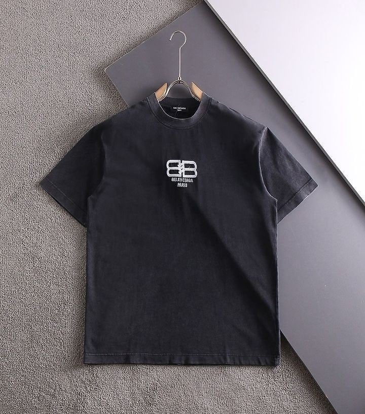 BB 자수로고 워싱라운드 티셔츠 BC-3482