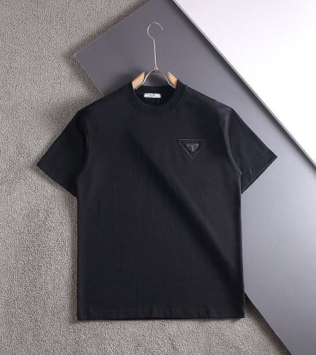 삼각파츠 포인트 라운드 티셔츠 PR-3742