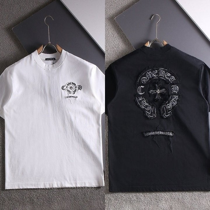 버블검파츠 자수로고 라운드 티셔츠 CR-1031